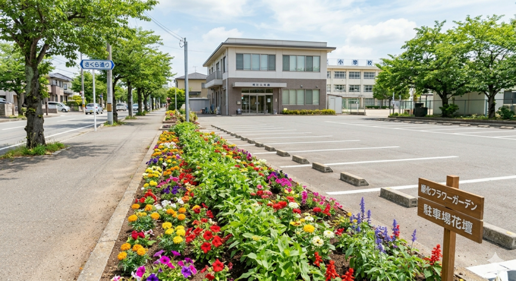夏の花だんづくり